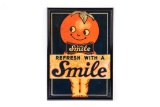 Drink Smile Framed Tin Sign