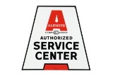 Alemite Service Center Diecut Tin Sign