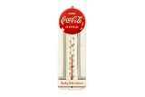 Coca-Cola Quality Refreshment Tin Thermometer