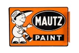 Mautz Paint Tin Flange Sign