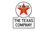 Texaco The Texas Company Porcelain Keyhole Sign