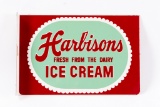 Harbisons Ice Cream Tin Flange Sign
