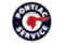 Pontiac Authorized Service Porcelain Sign