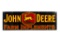 John Deere Porcelain Sign 3 Legged