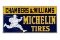 Michelin Tire Horizontal Porcelain Sign