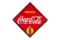 Drink Coca-Cola Diamond Tin Sign