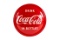 Drink Coca-Cola In Bottles Tin Bubble Sign