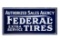 Federal Tires Authorized Sales Porcelain Sign