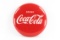 Drink Coca-Cola Tin Button Sign