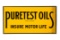 Puretest Oils Tin Flange Sign