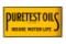 Puretest Oils Tin Flange Sign