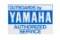 Yamaha Outboards Authorized Service Tin Sign