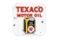 Texaco Motor Oil Porcelain Curb Sign