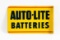 Auto-Lite Batteries Tin Flange Sign