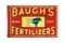 Baugh's Fertilizers Tin Flange Sign