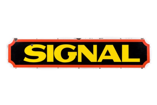Signal Horizontal Porcelain Sign