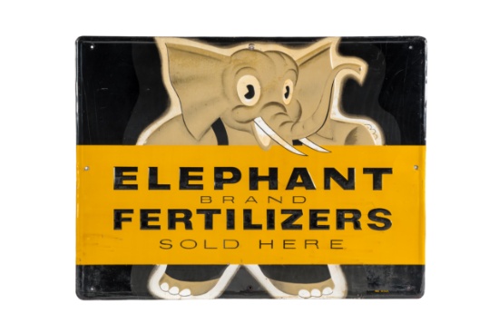 Elephant Brand Fertilizers Tin Sign