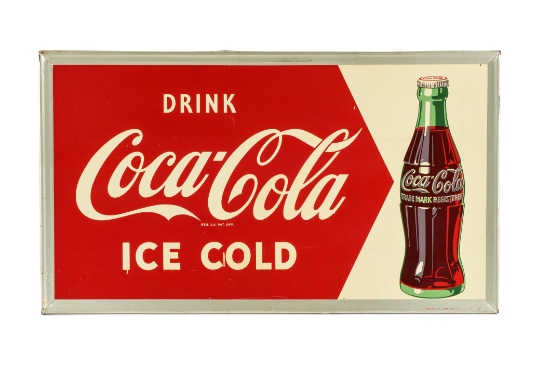 Drink Coca-Cola Ice Cold Tin Sign