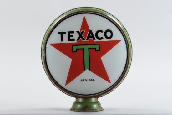 Early Texaco Gasoline Gas Pump Globe