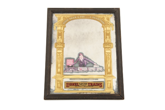 Lionel Electric Trains Reverse Painted Mirror