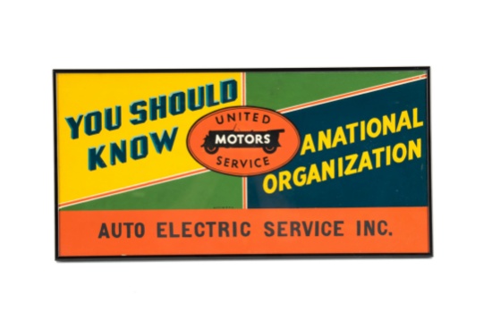 United Motors Auto Electric Framed Poster