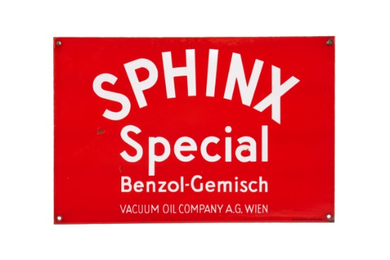 Sphinx Special Benzol-Gemisch Porcelain Sign