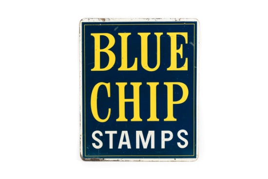 Blue Chip Stamps Tin Sign