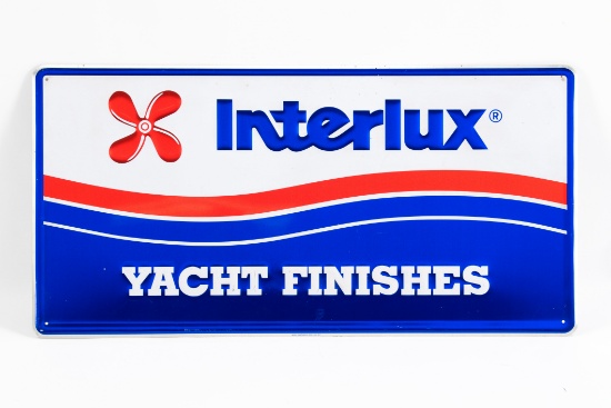 Interlux Yacht Finishes Tin Sign