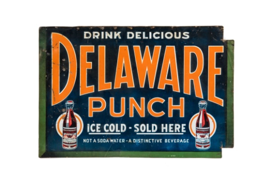 Drink Delaware Punch Tin Sign