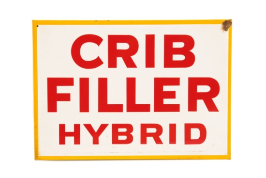 Crib Filler Hybrid Seed Tin Sign