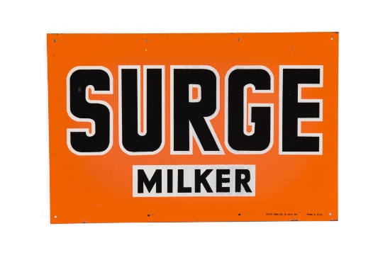 Surge Milker Tin Sign