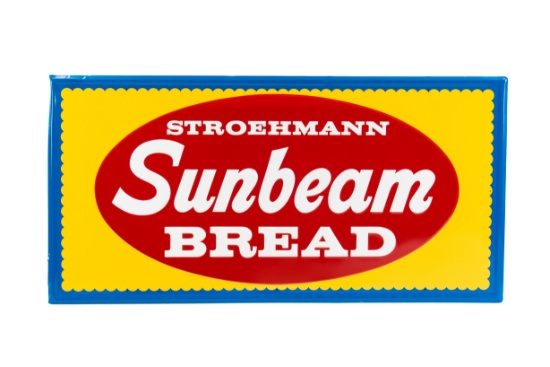 Stroehmann Sunbeam Bread Large Tin Sign