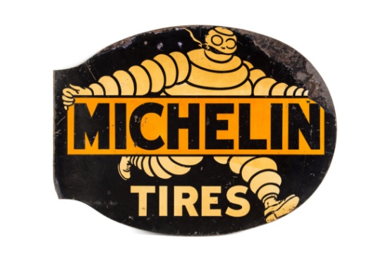 Michelin Tires Tin Flange Sign