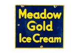 Meadow Gold Ice Cream Porcelain Sign