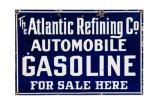 The Atlantic Refining Co. Gasoline Porcelain Sign