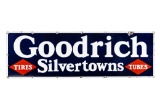 Goodrich Silvertowns Horizontal Porcelain Sign