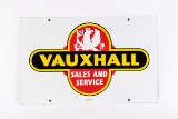 Vauxhall Sales And Service Porcelain Sign