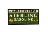 Sterling Gasoline Horizontal Tin Sign