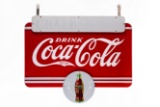 Drink Coca-Cola Hanging Porcelain Sign