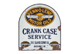 Penn-O-Lene Crank Case Service Porcelain Sign