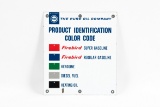 Pure Products Color Code Porcelain Sign