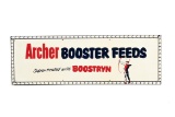 Archer Booster Feeds Horizontal Tin Sign