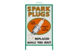 Sure Start Batteries And Spark Plugs Tin Curb Sign