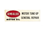 Amalie Motor Oil Tune Up Tin Sign