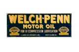 Welch Penn Motor Oil Tin Sign