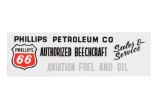 Phillips Aviation Fuel & Oil  Porcelain Sign