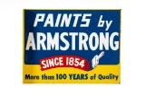 Paints By Armstrong Tin Flange Sign