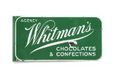 Whitmans's Chocolates Porcelain Flange Sign