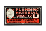 Plumbing Material Direct To U Tin Sign