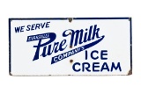 Evansville Pure Milk Company's Porcelain Sign